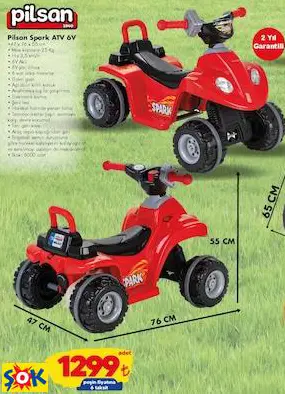 PİLSAN SPARK ATV 6V